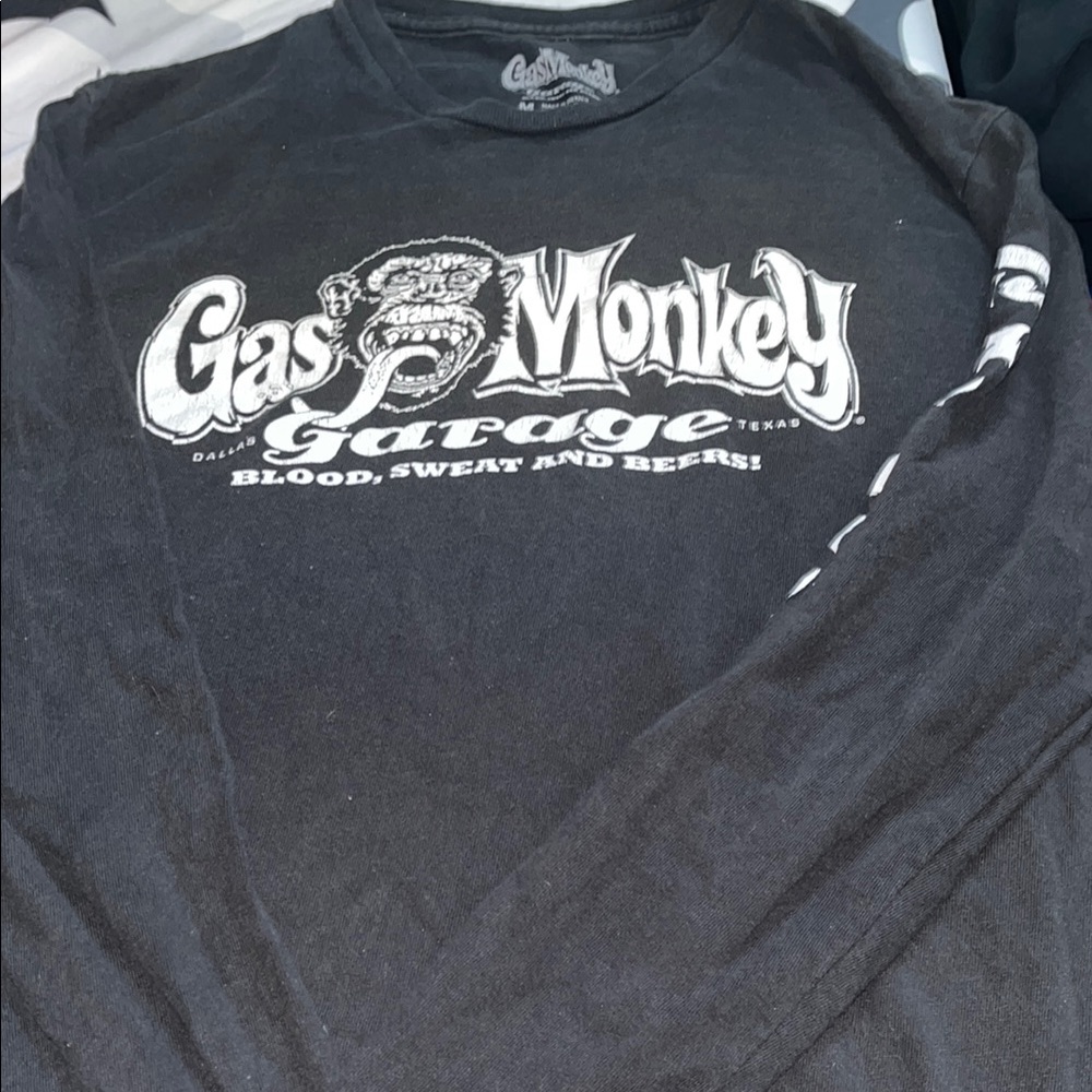 Black Long Sleeve Shirt GAS MONKEY GARAGE